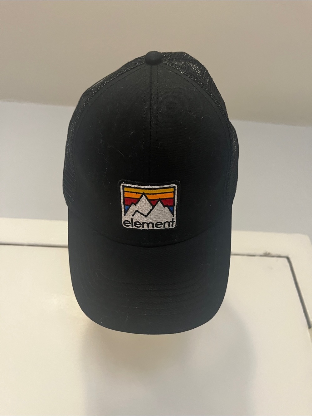 Element Black Cap with Sunset Mountain Patch